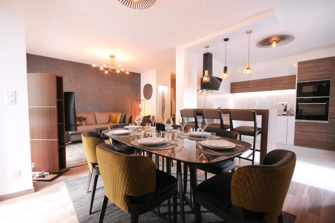 Le Matignon - Design Apartment Facing Lake Annecy Bagian luar foto